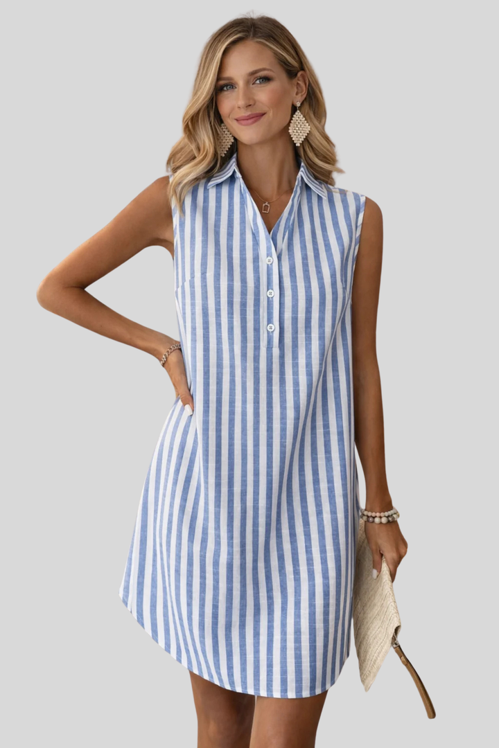 Neva™ | Striped Shirt Dress