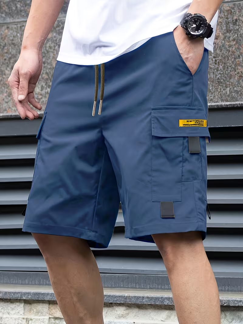 Norman - Casual Multi-Pocket Cargo Shorts |