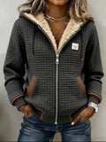 PENELOPE | SHERPA-LINED HOODED QUILTED JACKET